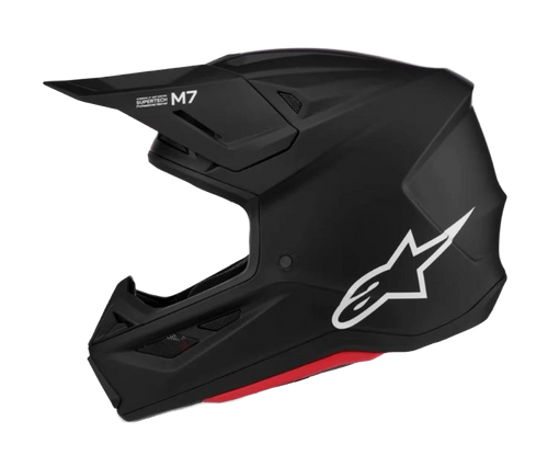 Casco Alpinestars S-M7 Solid Helmet Ece06 Negro Mate