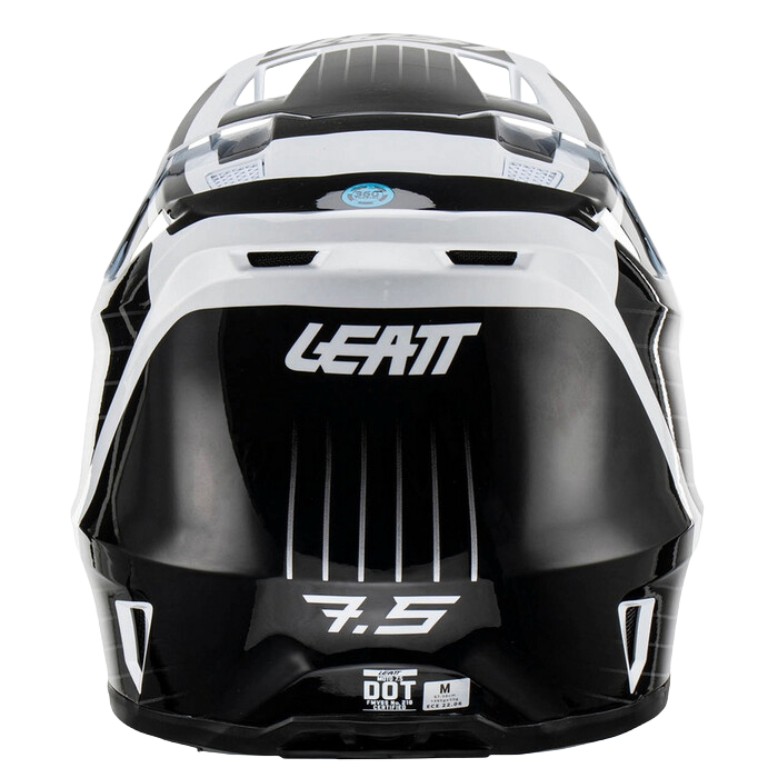 Casco con Gafas Leatt Moto 7.5 Negro / Blanco